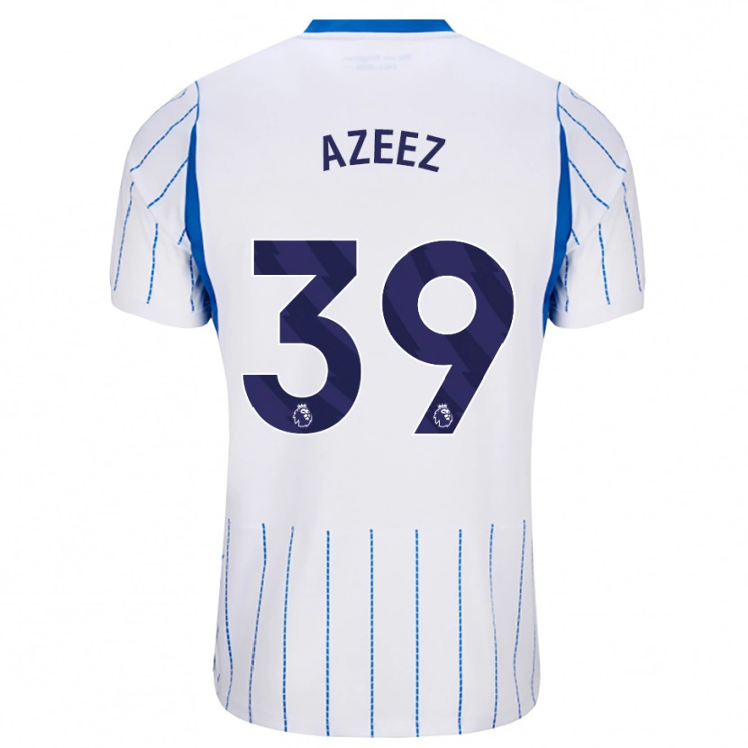 Danxen Kinder Femi Azeez #39 Himmelblau Weiß Auswärtstrikot Trikot 2026/27 T-Shirt Österreich