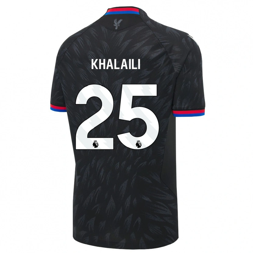Danxen Kinder Anan Khalaili #25 Schwarz Blau Rot Auswärtstrikot Trikot 2026/27 T-Shirt Österreich
