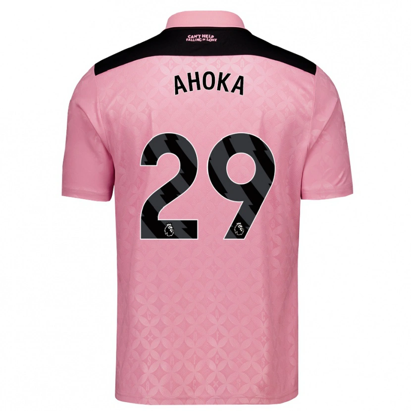 Danxen Herren Jules Ahoka #29 Hellrosa Schwarz Auswärtstrikot Trikot 2026/27 T-Shirt Österreich