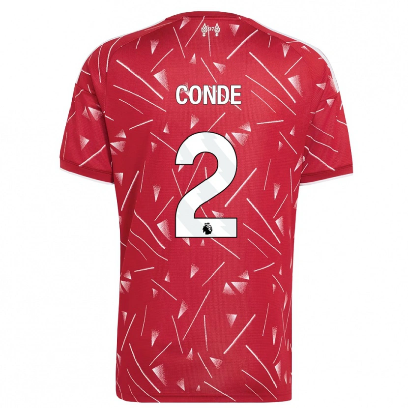Danxen Herren Lenix Conde #2 Weiß Rot Heimtrikot Trikot 2026/27 T-Shirt Österreich