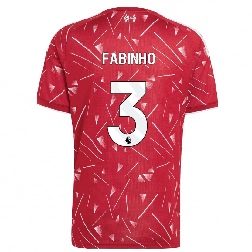 Danxen Herren Fabinho #3 Weiß Rot Heimtrikot Trikot 2026/27 T-Shirt Österreich