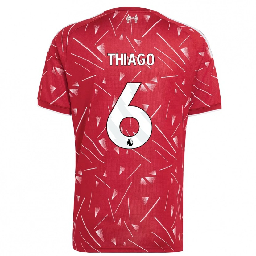 Danxen Herren Thiago #6 Weiß Rot Heimtrikot Trikot 2026/27 T-Shirt Österreich