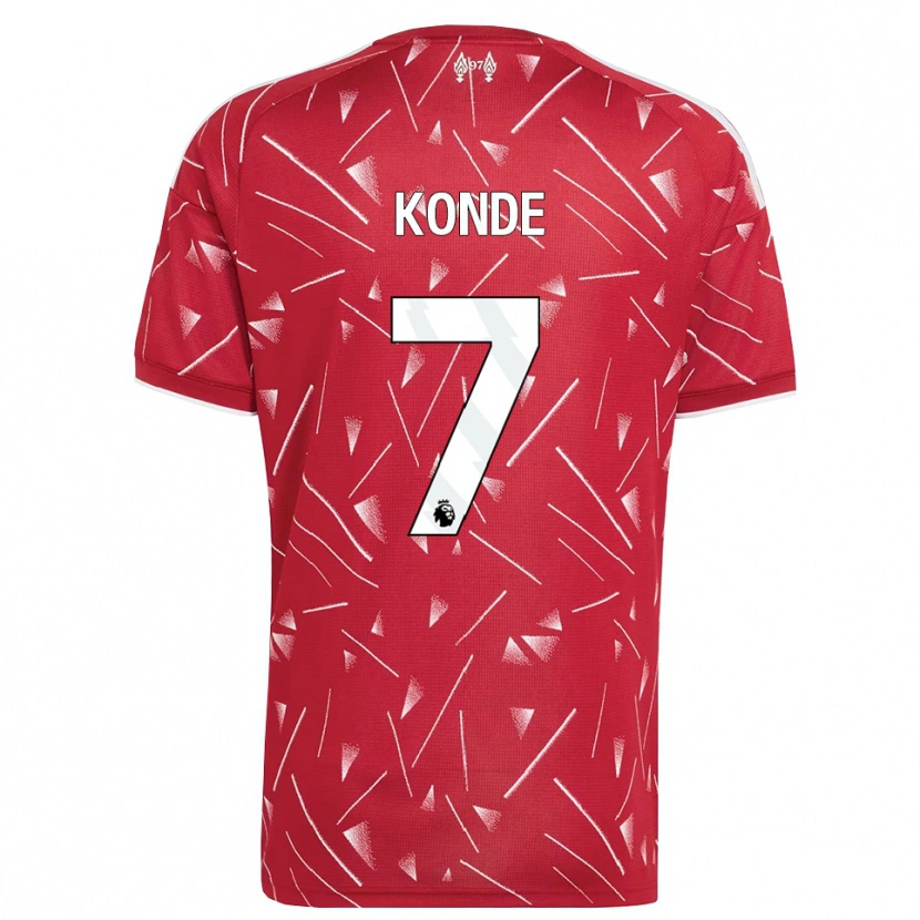 Danxen Herren Isaac Konde #7 Weiß Rot Heimtrikot Trikot 2026/27 T-Shirt Österreich