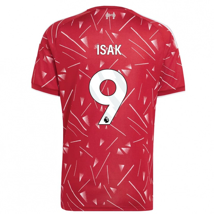 Danxen Herren Alexander Isak #9 Weiß Rot Heimtrikot Trikot 2026/27 T-Shirt Österreich