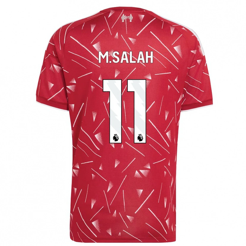 Danxen Herren Mohamed Salah #11 Weiß Rot Heimtrikot Trikot 2026/27 T-Shirt Österreich