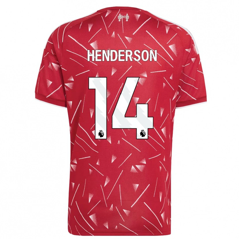Danxen Herren Henderson #14 Weiß Rot Heimtrikot Trikot 2026/27 T-Shirt Österreich