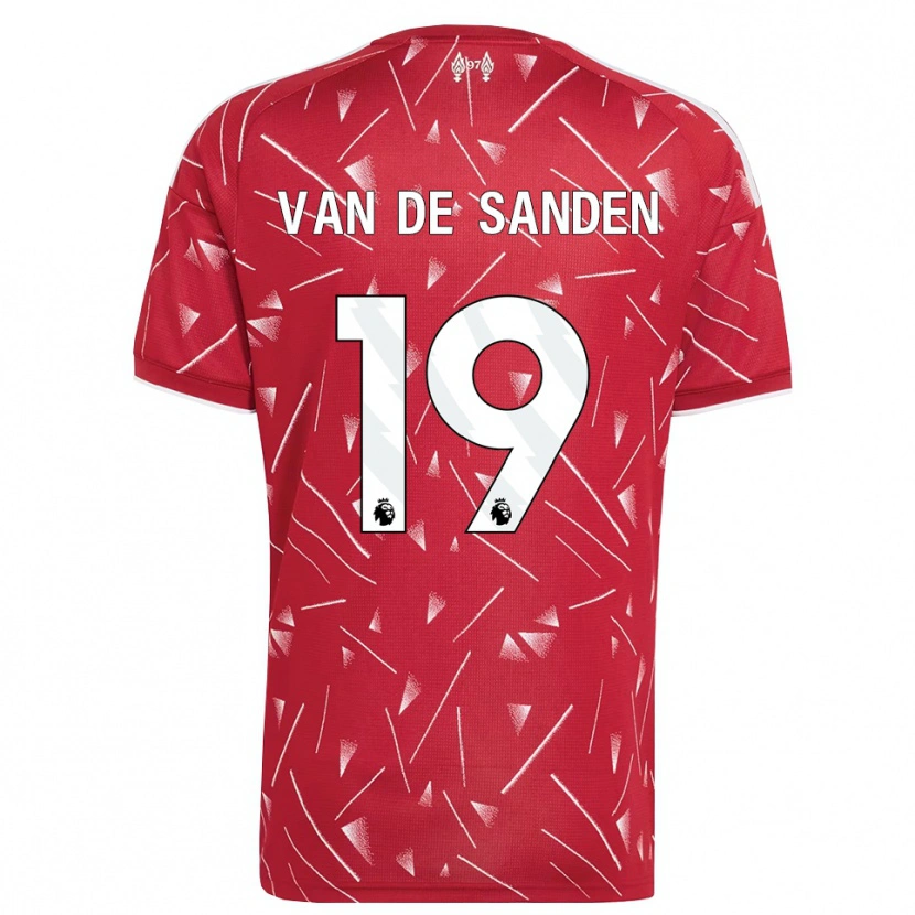 Danxen Herren Shanice Van De Sanden #19 Weiß Rot Heimtrikot Trikot 2026/27 T-Shirt Österreich