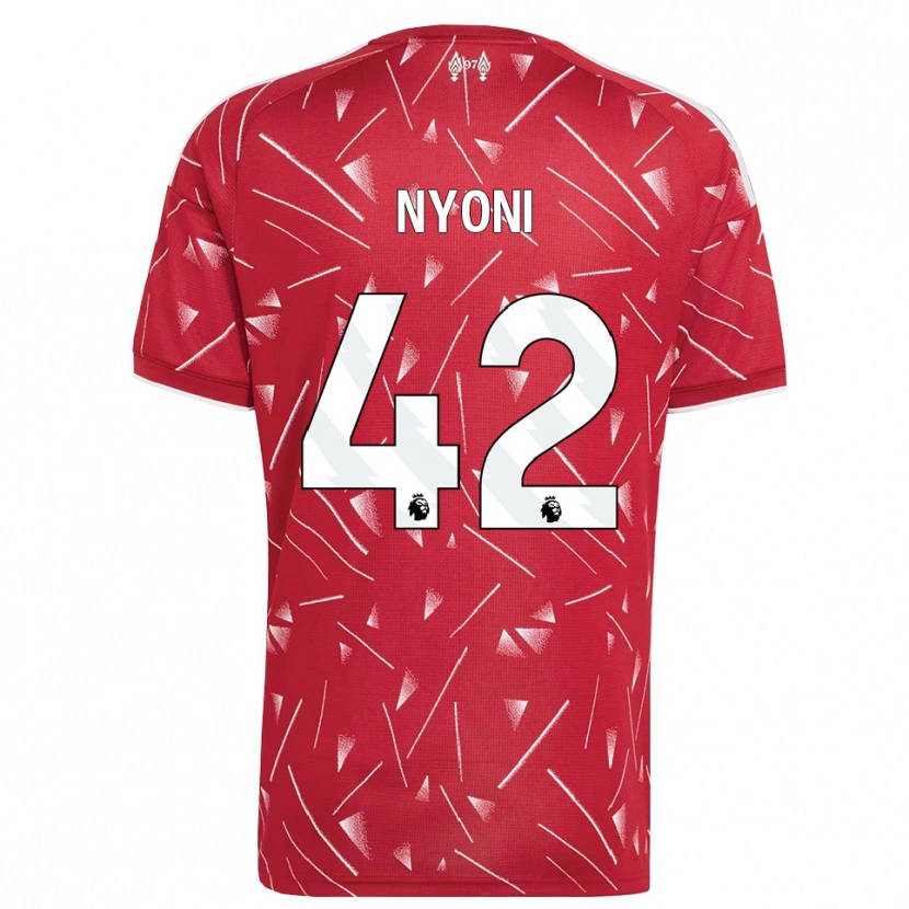 Danxen Herren Trey Nyoni #42 Weiß Rot Heimtrikot Trikot 2026/27 T-Shirt Österreich
