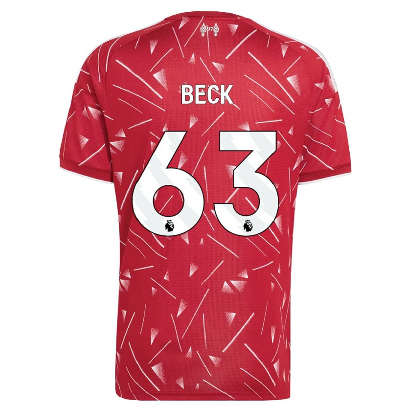 Danxen Herren Owen Beck #63 Weiß Rot Heimtrikot Trikot 2026/27 T-Shirt Österreich