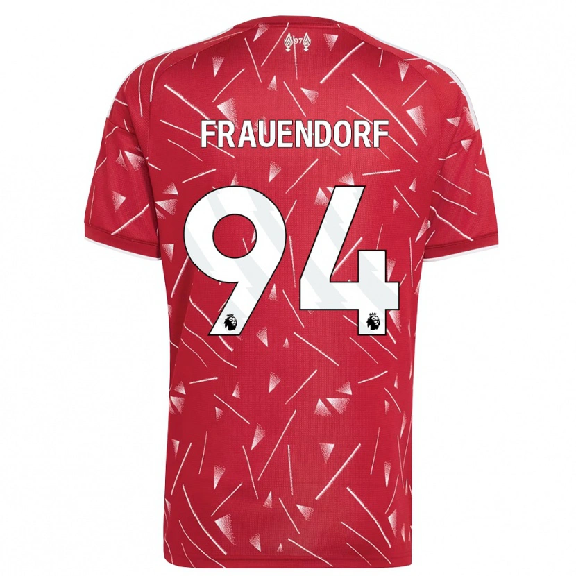 Danxen Herren Melkamu Frauendorf #94 Weiß Rot Heimtrikot Trikot 2026/27 T-Shirt Österreich