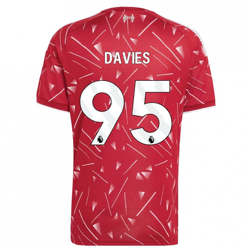 Danxen Herren Harvey Davies #95 Weiß Rot Heimtrikot Trikot 2026/27 T-Shirt Österreich