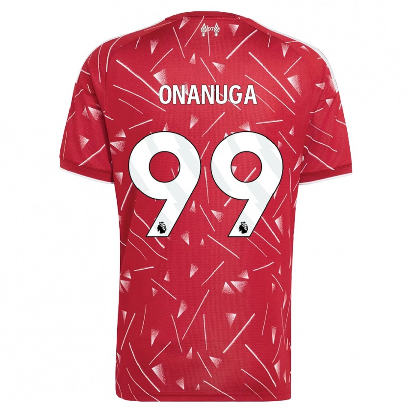 Danxen Herren Fola Onanuga #99 Weiß Rot Heimtrikot Trikot 2026/27 T-Shirt Österreich