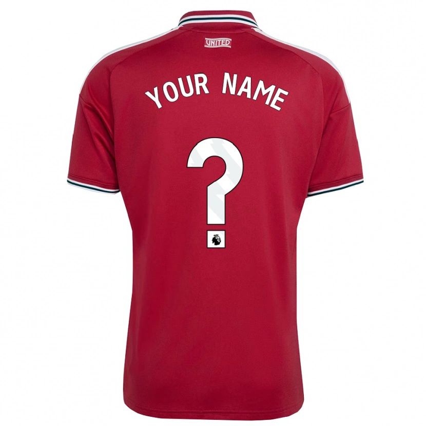 Danxen Herren Ihren Namen #0 Rot Gelb Weiß Heimtrikot Trikot 2026/27 T-Shirt Österreich