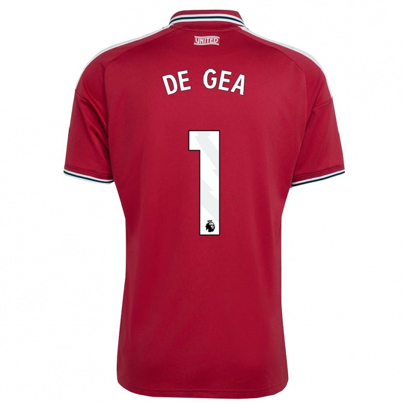 Danxen Herren David De Gea #1 Rot Gelb Weiß Heimtrikot Trikot 2026/27 T-Shirt Österreich