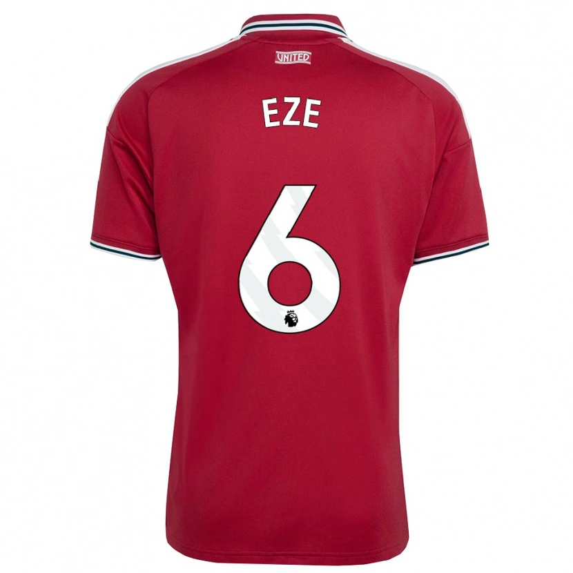 Danxen Herren David Eze #6 Rot Gelb Weiß Heimtrikot Trikot 2026/27 T-Shirt Österreich