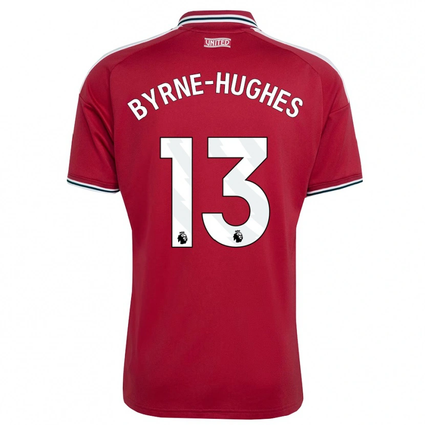 Danxen Herren Cameron Byrne-Hughes #13 Rot Gelb Weiß Heimtrikot Trikot 2026/27 T-Shirt Österreich