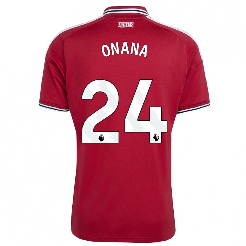 Danxen Herren Andre Onana #24 Rot Gelb Weiß Heimtrikot Trikot 2026/27 T-Shirt Österreich