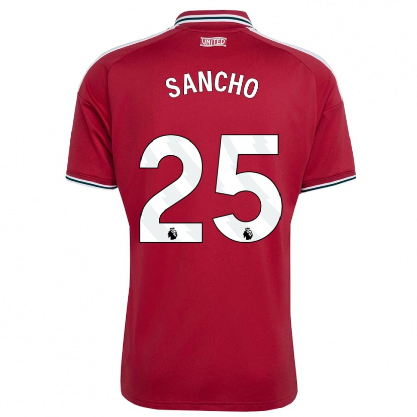 Danxen Herren Jadon Sancho #25 Rot Gelb Weiß Heimtrikot Trikot 2026/27 T-Shirt Österreich