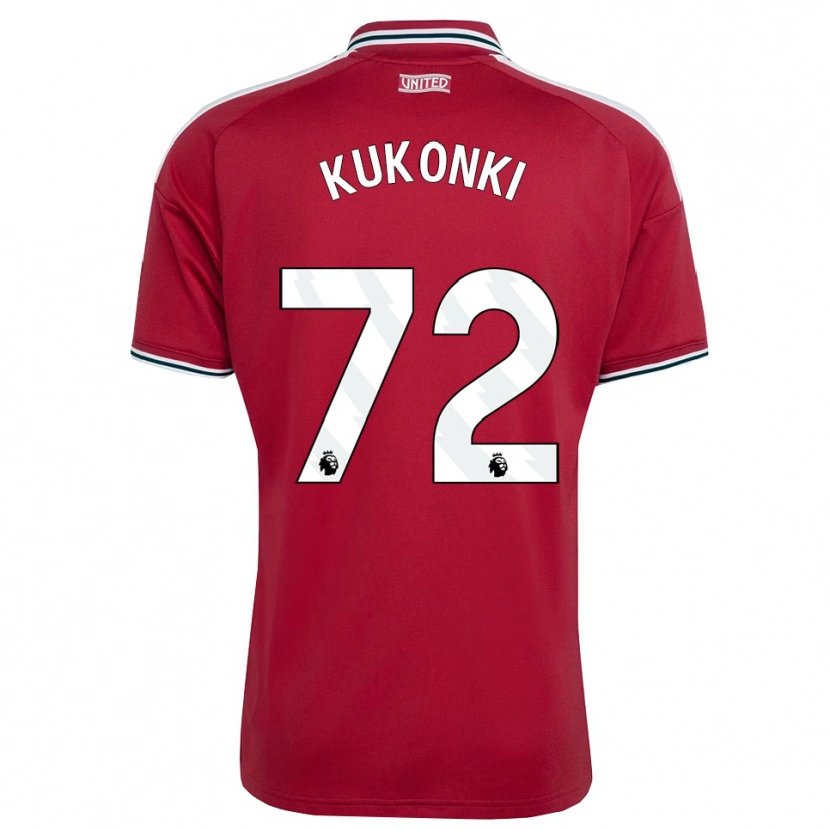 Danxen Herren Godwill Kukonki #72 Rot Gelb Weiß Heimtrikot Trikot 2026/27 T-Shirt Österreich
