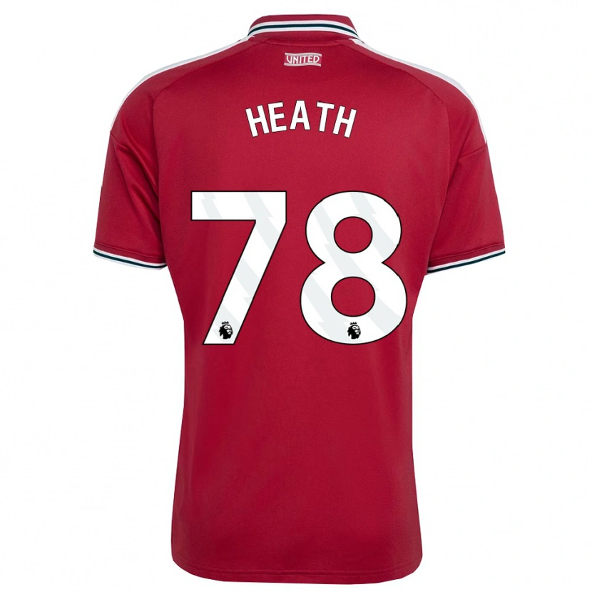 Danxen Herren Fred Heath #78 Rot Gelb Weiß Heimtrikot Trikot 2026/27 T-Shirt Österreich