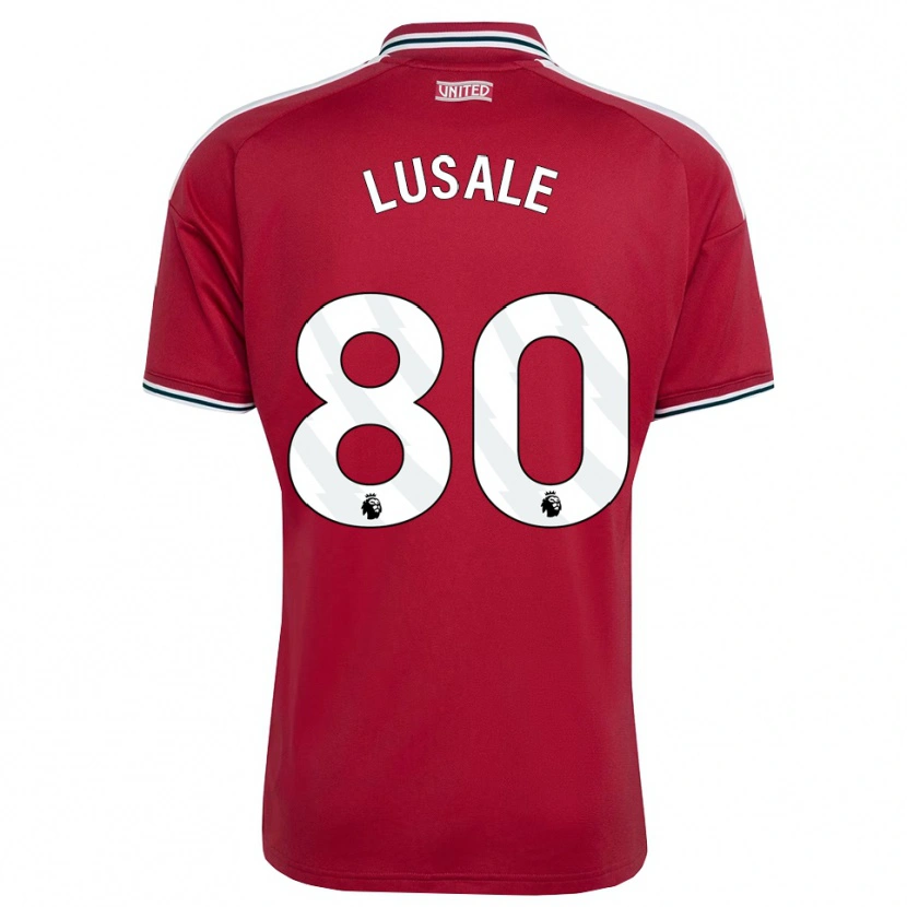 Danxen Herren Samuel Lusale #80 Rot Gelb Weiß Heimtrikot Trikot 2026/27 T-Shirt Österreich
