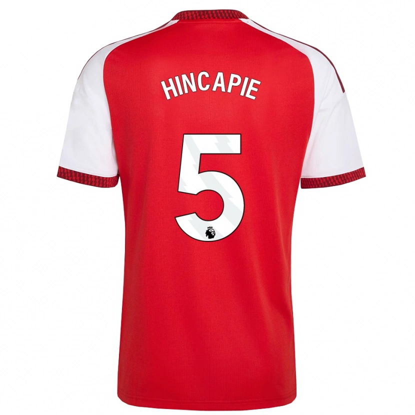 Danxen Herren Piero Hincapié #5 Rot Weiß Schwarz Heimtrikot Trikot 2026/27 T-Shirt Österreich