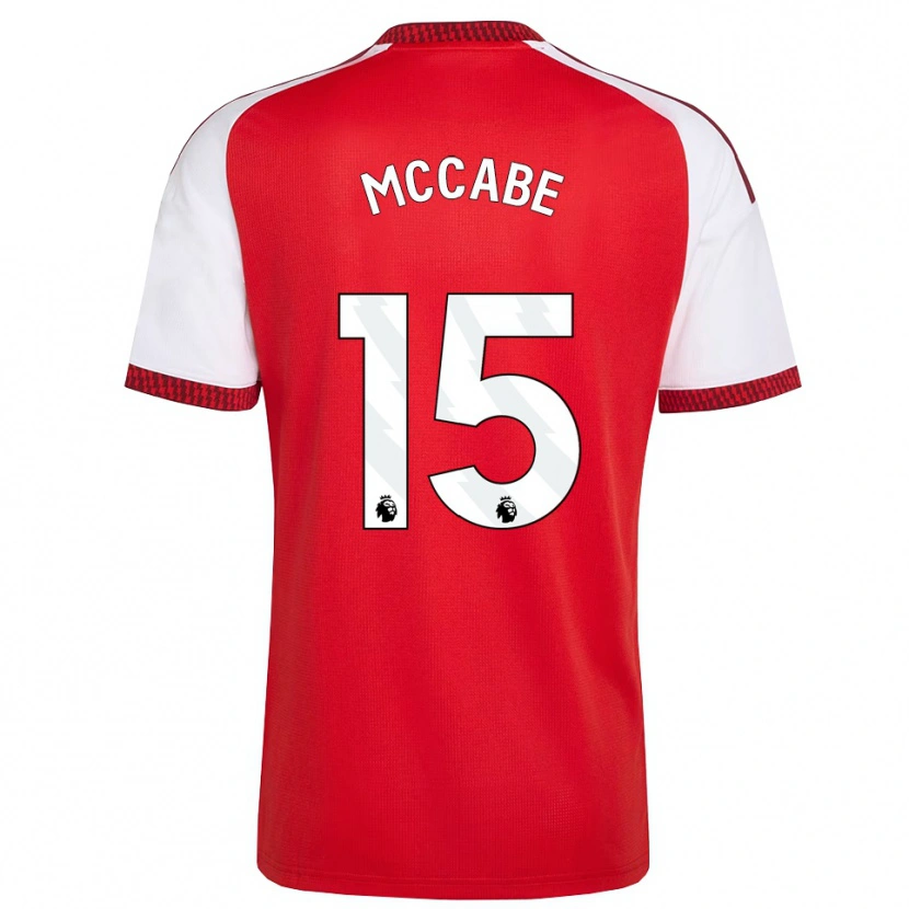 Danxen Herren Katie Mccabe #15 Rot Weiß Schwarz Heimtrikot Trikot 2026/27 T-Shirt Österreich