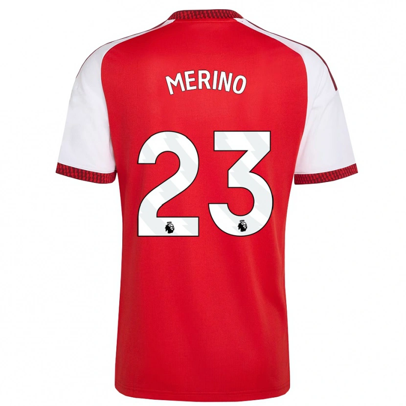 Danxen Herren Mikel Merino #23 Rot Weiß Schwarz Heimtrikot Trikot 2026/27 T-Shirt Österreich