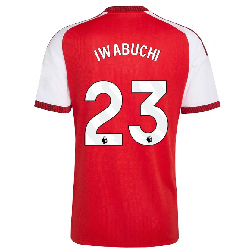 Danxen Herren Mana Iwabuchi #23 Rot Weiß Schwarz Heimtrikot Trikot 2026/27 T-Shirt Österreich
