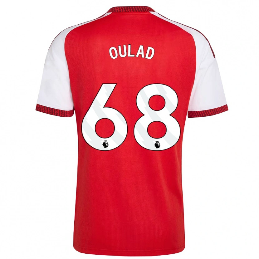 Danxen Herren Salah-Eddine Oulad M'hand #68 Rot Weiß Schwarz Heimtrikot Trikot 2026/27 T-Shirt Österreich