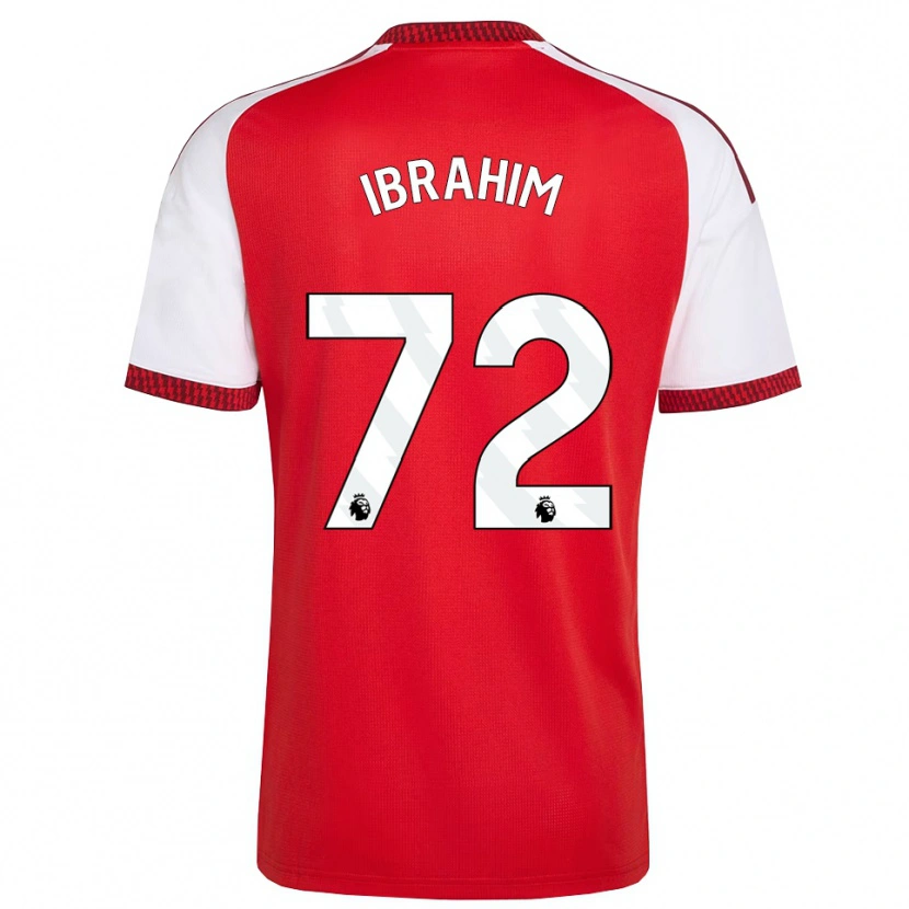 Danxen Herren Ife Ibrahim #72 Rot Weiß Schwarz Heimtrikot Trikot 2026/27 T-Shirt Österreich