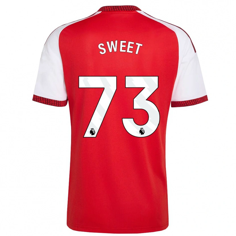 Danxen Herren James Sweet #73 Rot Weiß Schwarz Heimtrikot Trikot 2026/27 T-Shirt Österreich
