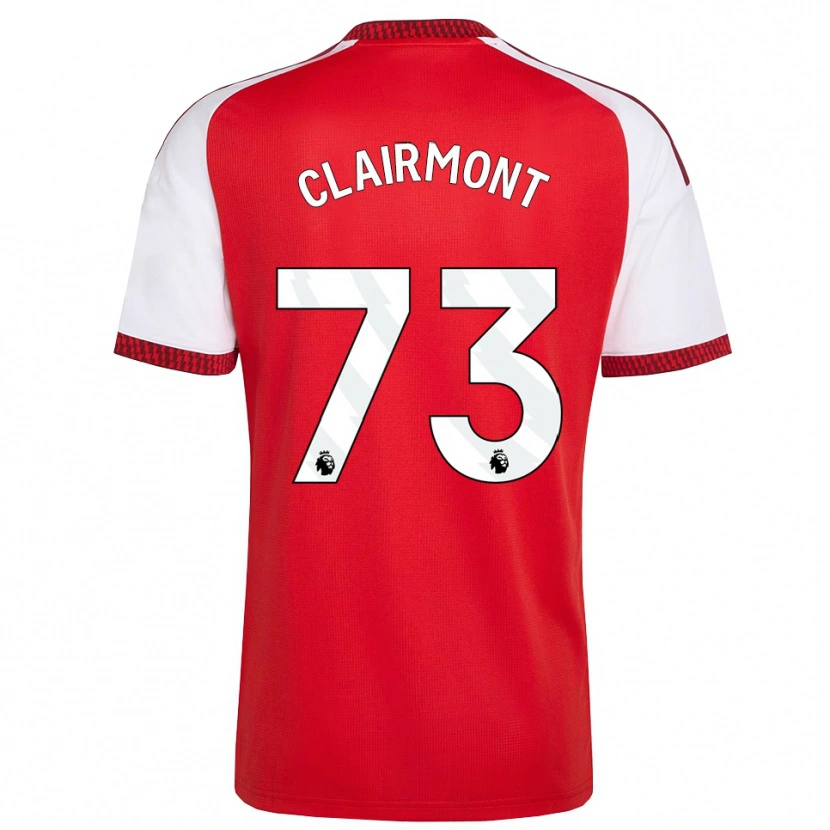 Danxen Herren Reece Clairmont #73 Rot Weiß Schwarz Heimtrikot Trikot 2026/27 T-Shirt Österreich