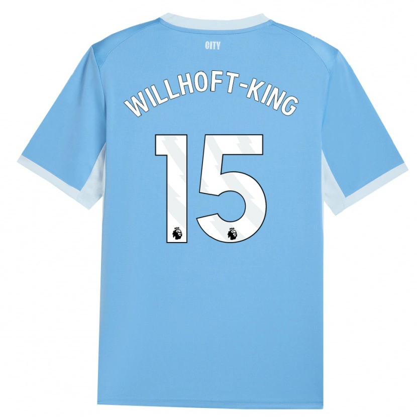 Danxen Herren Han Willhoft-King #15 Hellhimmelblau Weiß Heimtrikot Trikot 2026/27 T-Shirt Österreich