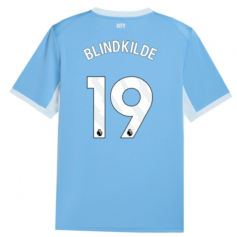 Danxen Herren Laura Blindkilde Brown #19 Hellhimmelblau Weiß Heimtrikot Trikot 2026/27 T-Shirt Österreich