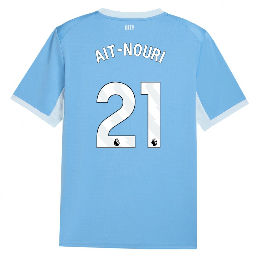 Danxen Herren Rayan Aït-Nouri #21 Hellhimmelblau Weiß Heimtrikot Trikot 2026/27 T-Shirt Österreich