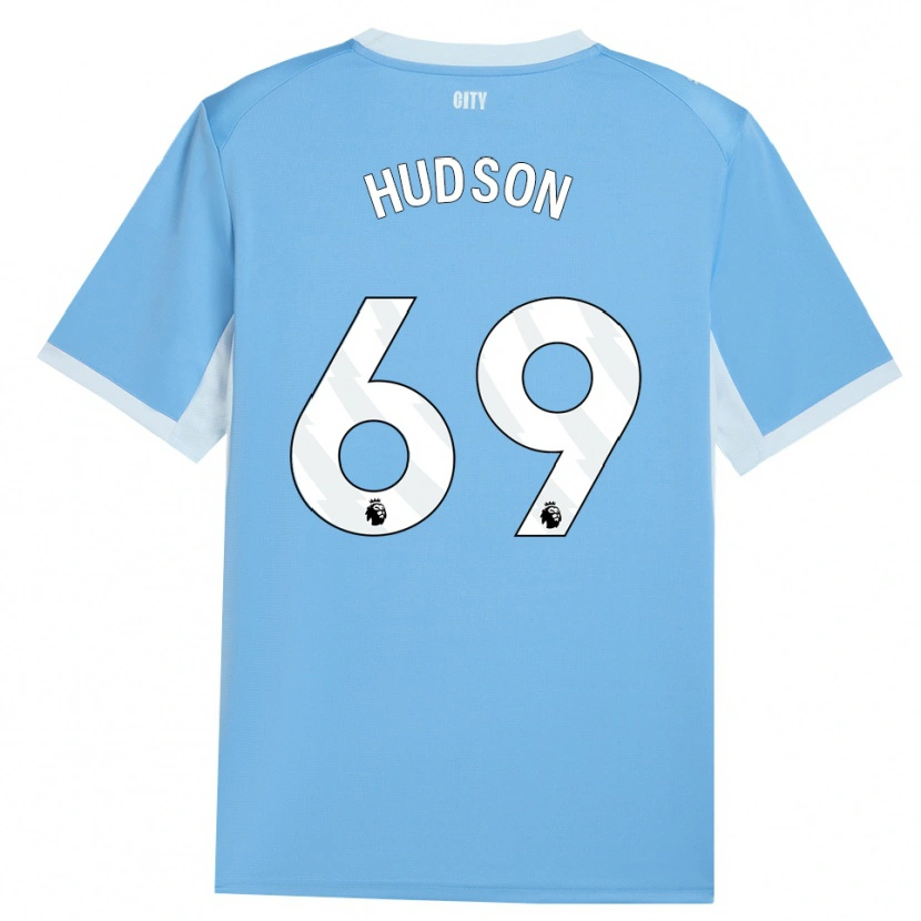 Danxen Herren Max Hudson #69 Hellhimmelblau Weiß Heimtrikot Trikot 2026/27 T-Shirt Österreich