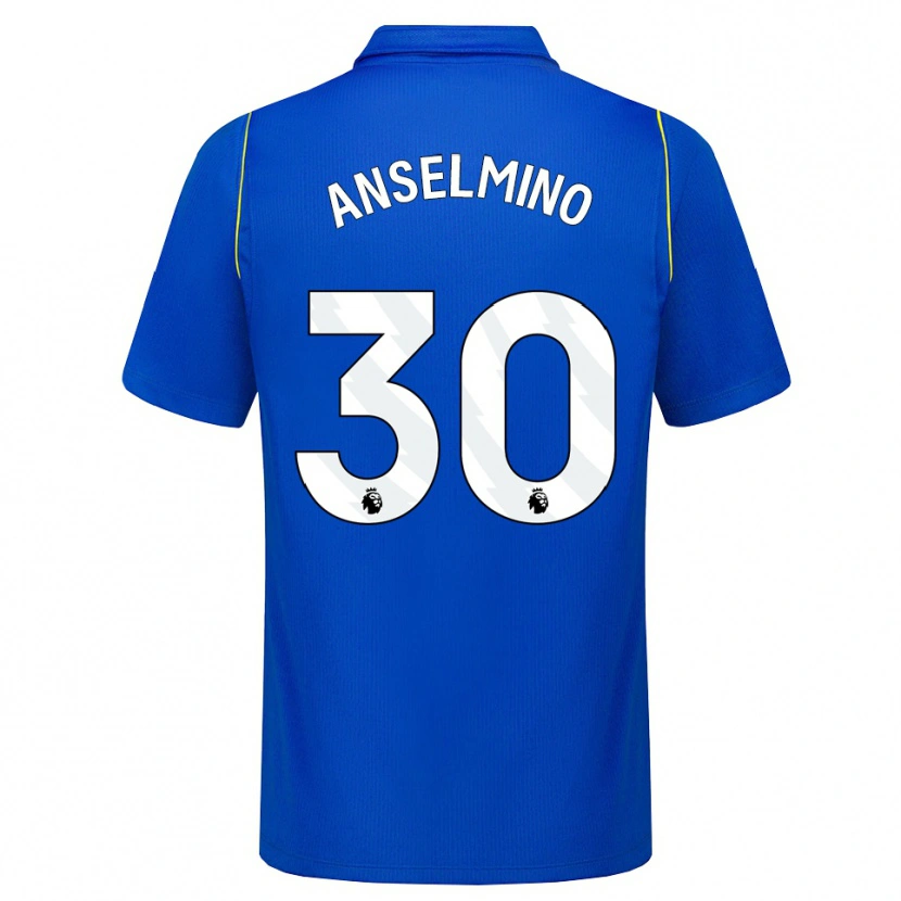 Danxen Herren Aarón Anselmino #30 Blau Gelb Heimtrikot Trikot 2026/27 T-Shirt Österreich