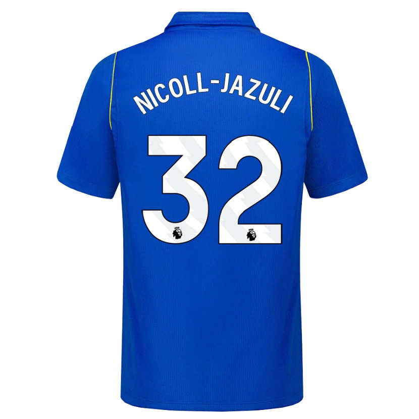 Danxen Herren Mahdi Nicoll-Jazuli #32 Blau Gelb Heimtrikot Trikot 2026/27 T-Shirt Österreich