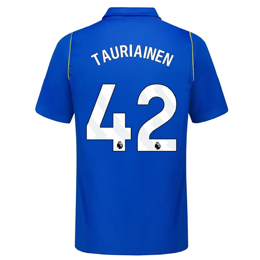 Danxen Herren Jimi Tauriainen #42 Blau Gelb Heimtrikot Trikot 2026/27 T-Shirt Österreich
