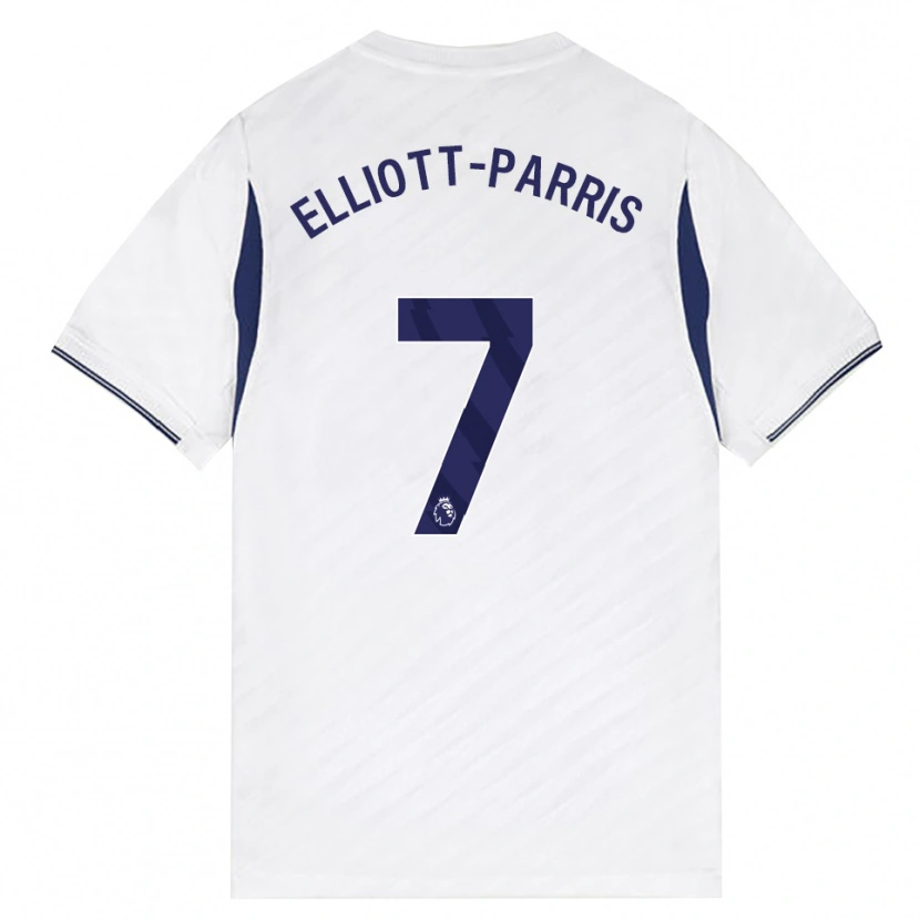 Danxen Herren Reiss Elliott-Parris #7 Weiß Rot Violett Heimtrikot Trikot 2026/27 T-Shirt Österreich
