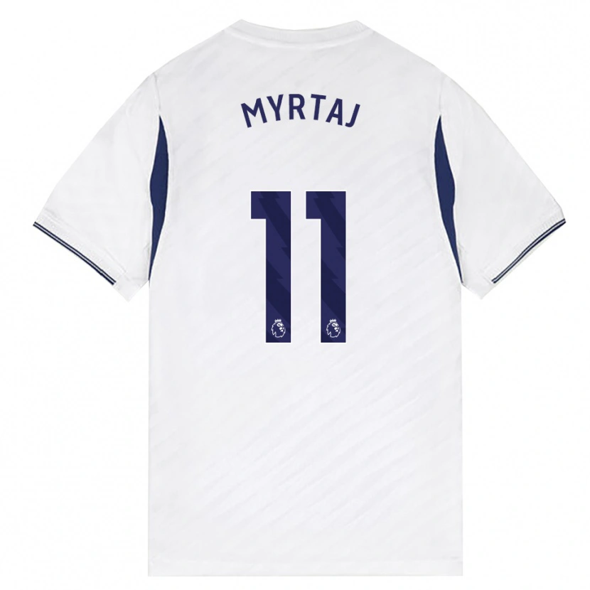Danxen Herren Leon Myrtaj #11 Weiß Rot Violett Heimtrikot Trikot 2026/27 T-Shirt Österreich