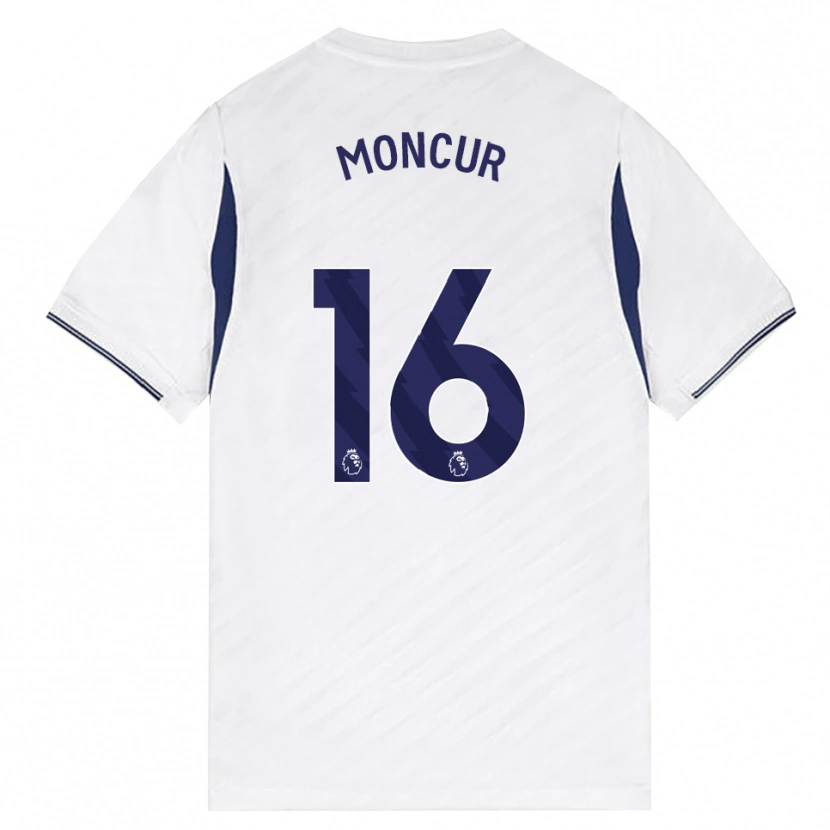 Danxen Herren Ronny Moncur #16 Weiß Rot Violett Heimtrikot Trikot 2026/27 T-Shirt Österreich