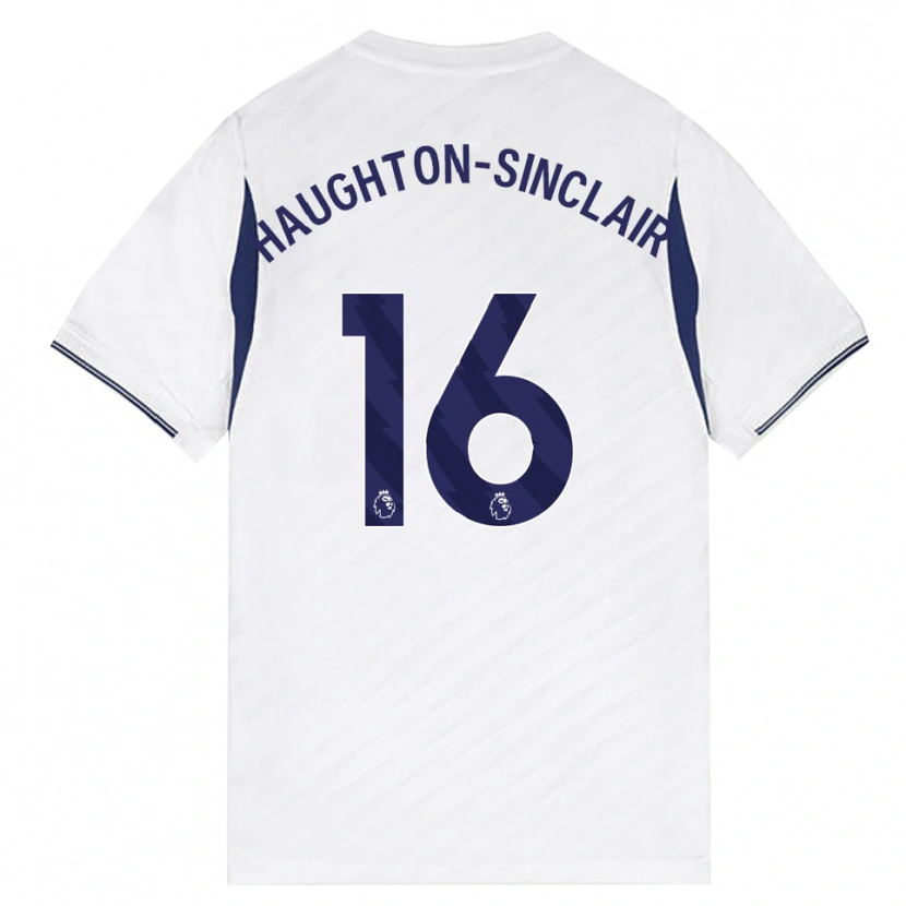 Danxen Herren Ashiah Haughton-Sinclair #16 Weiß Rot Violett Heimtrikot Trikot 2026/27 T-Shirt Österreich