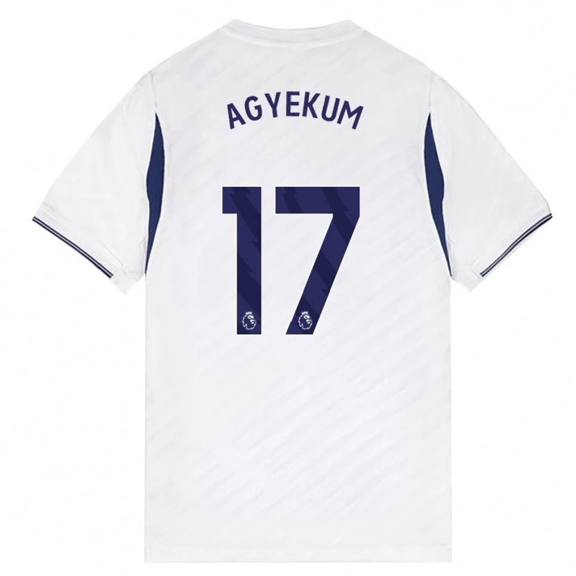 Danxen Herren Ezra Agyekum #17 Weiß Rot Violett Heimtrikot Trikot 2026/27 T-Shirt Österreich