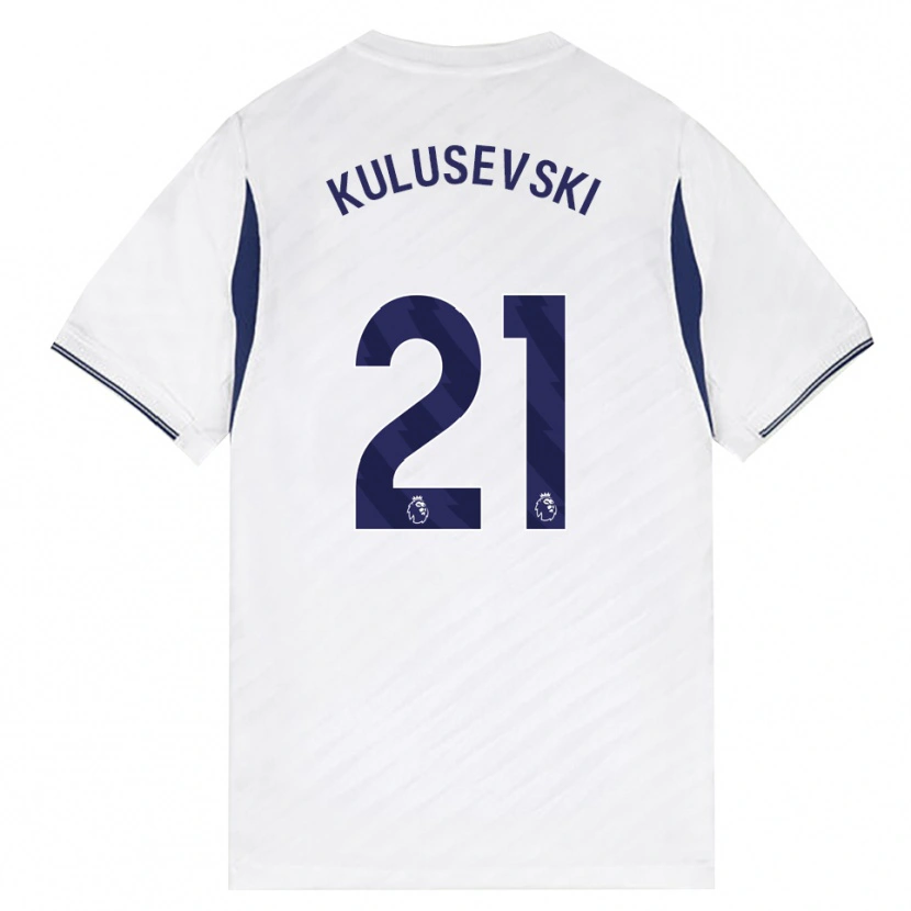 Danxen Herren Dejan Kulusevski #21 Weiß Rot Violett Heimtrikot Trikot 2026/27 T-Shirt Österreich