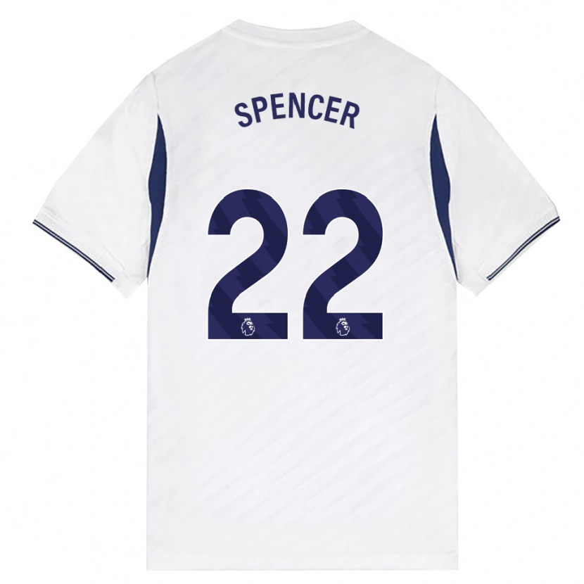 Danxen Herren Rebecca Spencer #22 Weiß Rot Violett Heimtrikot Trikot 2026/27 T-Shirt Österreich