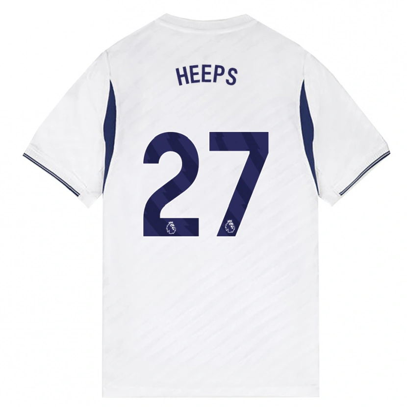 Danxen Herren Eleanor Heeps #27 Weiß Rot Violett Heimtrikot Trikot 2026/27 T-Shirt Österreich