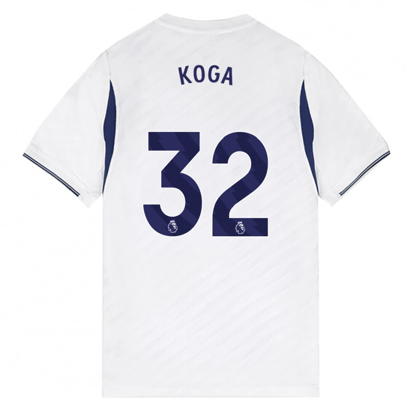 Danxen Herren Tōko Koga #32 Weiß Rot Violett Heimtrikot Trikot 2026/27 T-Shirt Österreich