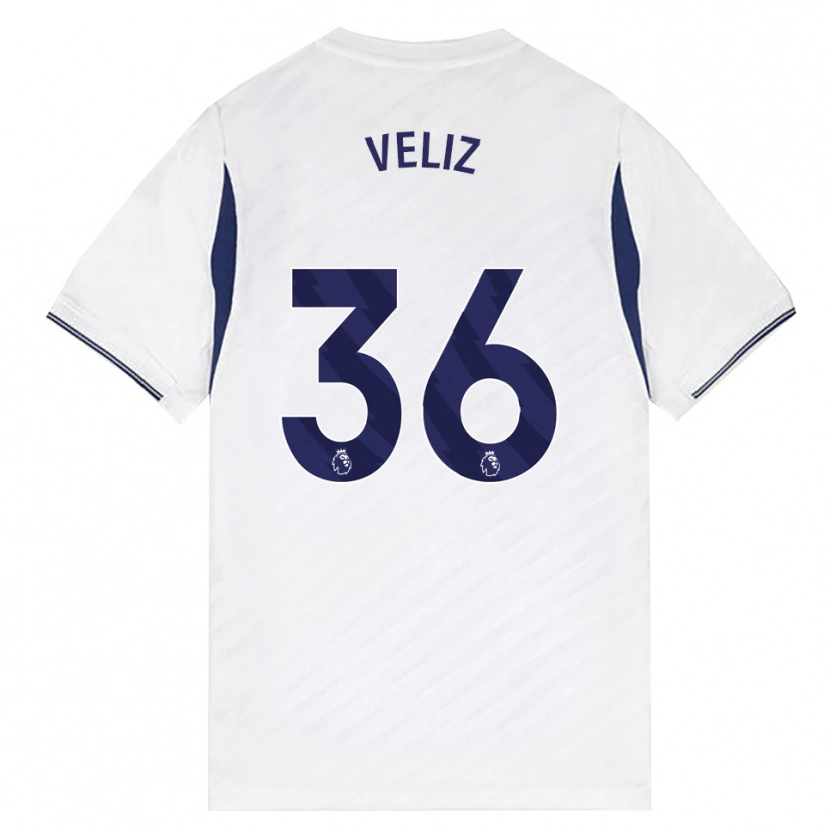 Danxen Herren Alejo Véliz #36 Weiß Rot Violett Heimtrikot Trikot 2026/27 T-Shirt Österreich